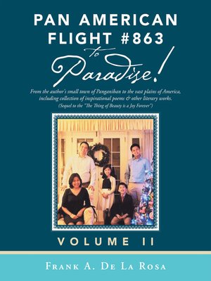 cover image of Pan American Flight #863 to Paradise!